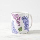 Mug Aquarelle Lilacs Violet (Devant droit)