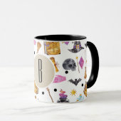Mug Aquarelle magique Halloween Fortune lunaire (Devant droit)