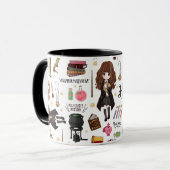 Mug Aquarelle magique Hermione Granger (Devant gauche)