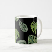 Mug Aquarelle main Monstera Adansonii Leaf (Devant droit)