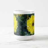 Mug Aquarelle marguerite jaune (Centre)