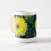 Mug Aquarelle marguerite jaune (Devant gauche)