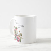 Mug Aquarelle Meilleur Nana Jamais Sweet Hummingbird (Devant gauche)