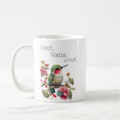 Mug Aquarelle Meilleur Nana Jamais Sweet Hummingbird (Gauche)