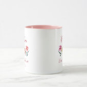 Mug Aquarelle mignonne Floral Meilleur Maman Jamais Ba (Centre)