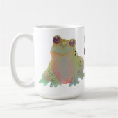 Mug Aquarelle mignonne I Lote Frogs (Gauche)