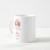 Mug Aquarelle mignonne Illustration du nom du ziodac d (Devant gauche)