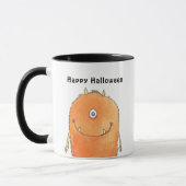 Mug Aquarelle mignonne Monster Joyeux Halloween (Gauche)