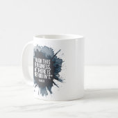 Mug Aquarelle minimaliste personnalisée moderne (Devant gauche)