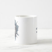 Mug Aquarelle minimaliste personnalisée moderne (Centre)