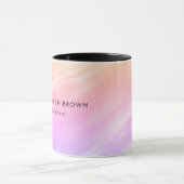 Mug Aquarelle moderne d'abrégé sur plage de Profi (Centre)