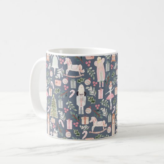 Mug Aquarelle moderne Nutcracker (Devant gauche)