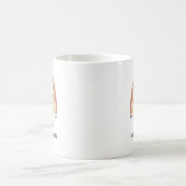Mug Aquarelle moderne Rainbow Nurse Merci (Centre)