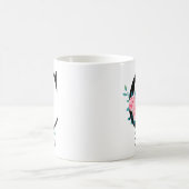 Mug Aquarelle Monogramme Personnalisée Lettre simple C (Centre)