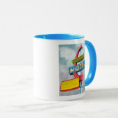 Mug Aquarelle Motel Phoenix (Devant droit)