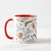 Mug Aquarelle motif GRYFFINDOR™ Hedwig (Gauche)