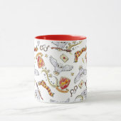 Mug Aquarelle motif GRYFFINDOR™ Hedwig (Centre)