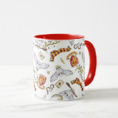 Mug Aquarelle motif GRYFFINDOR™ Hedwig (Devant droit)