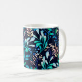 Mug Aquarelle motif sans couture. Botanique complexe (Devant droit)