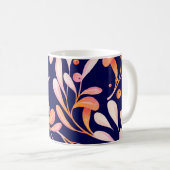 Mug Aquarelle motif sans couture. Botanique rustique f (Devant droit)