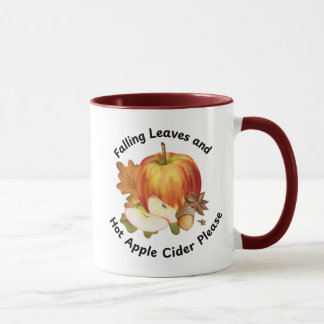 Mug Aquarelle moût de cidre de pomme