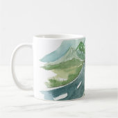 Mug Aquarelle Nature Commençons la prochaine aventure (Gauche)