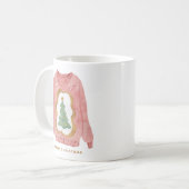 Mug Aquarelle Noël Arbre laide Sweat Holiday (Devant gauche)