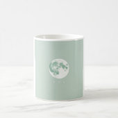 Mug aquarelle Noël - Blanc & Vert (Centre)