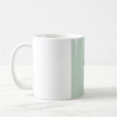 Mug aquarelle Noël - Blanc & Vert (Gauche)
