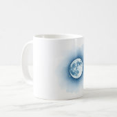 Mug Aquarelle Noël - Glacé & Argent (Devant gauche)