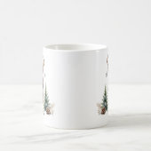 Mug Aquarelle Noël rennes (Centre)