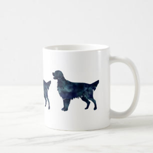 Mug Aquarelle noire Silhouette noire