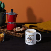 Mug Aquarelle Noirs/Café Brown et DOBERMAN