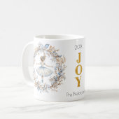 Mug Aquarelle Noisette Noël (Devant gauche)