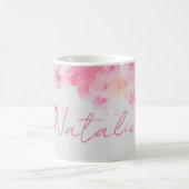 Mug Aquarelle nom floral blanc (Centre)