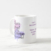 Mug Aquarelle N'Oubliez Jamais La Différence Retraite (Devant gauche)