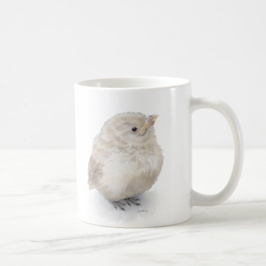 Mug Aquarelle numérique Baby Sparrow (Droite)
