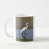 Mug Aquarelle numérique Egret Wetlands (Gauche)
