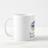 Mug Aquarelle Ocracoke Island Seashings (Gauche)