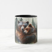 Mug Aquarelle Oears Rustic Wilderness Mariage (Centre)