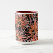 Mug Aquarelle orangée et marron. (Centre)