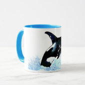 Mug Aquarelle Orca (Devant gauche)