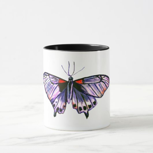 Mug Aquarelle papillon (Centre)