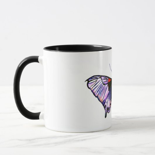 Mug Aquarelle papillon (Gauche)