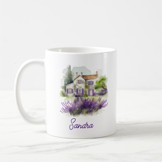 Mug Aquarelle Pays (Gauche)