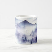 Mug Aquarelle, paysage hivernal (Centre)