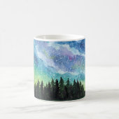 Mug Aquarelle paysage nocturne, Voie Lactée (Centre)