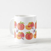 Mug Aquarelle Peaches Musique (Devant gauche)