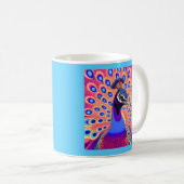 Mug Aquarelle Peacock (Devant droit)