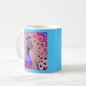 Mug Aquarelle Peacock (Devant gauche)